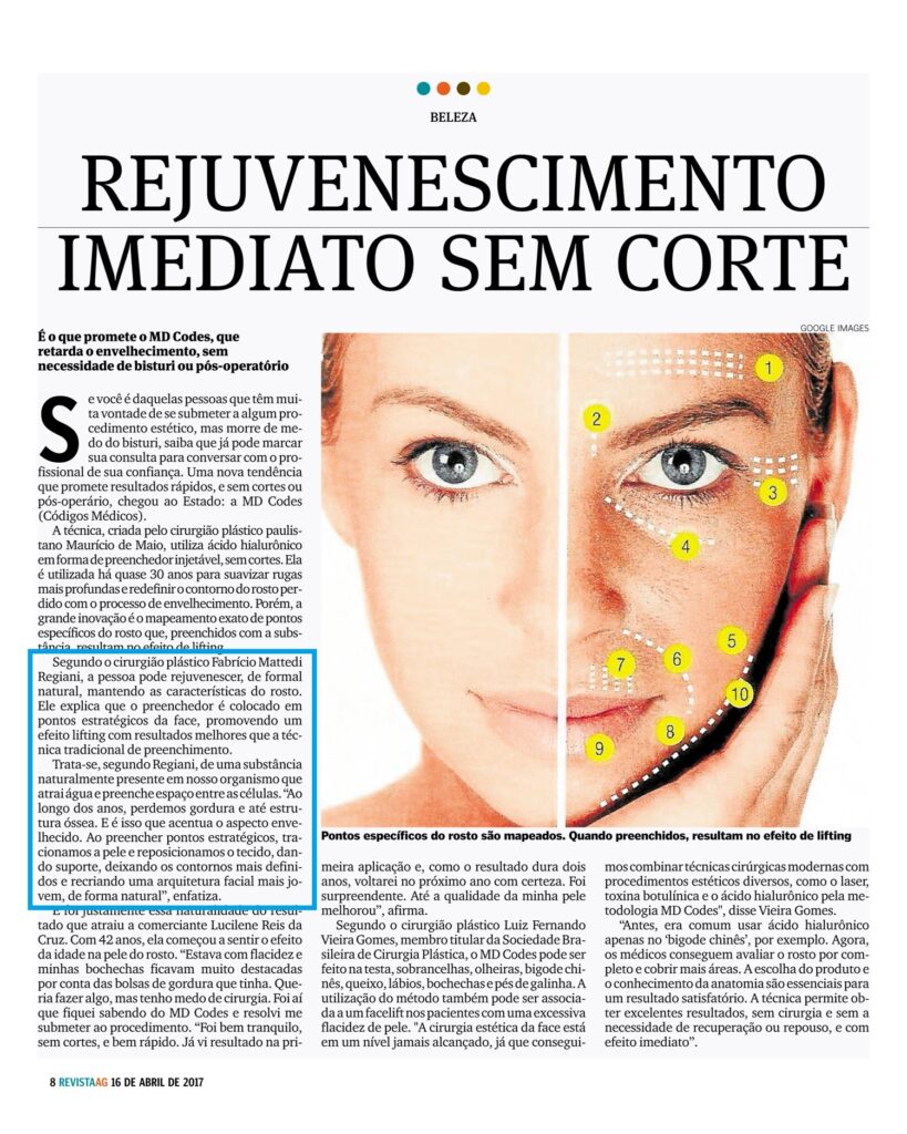 Rejuvenescimento imediato sem cortes